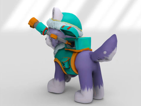 Everest Paw Patrol 3D Model