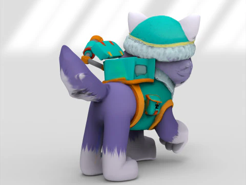 Everest Paw Patrol 3D Model