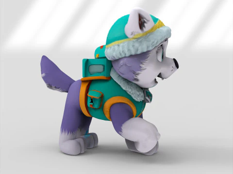 Everest Paw Patrol 3D Model