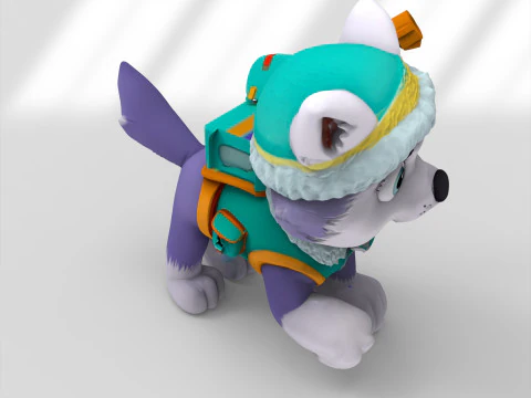 Everest Paw Patrol 3D Model