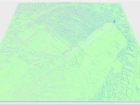 Comunit&agrave; Hillside New York STATI UNITI D'AMERICA Modello 3D