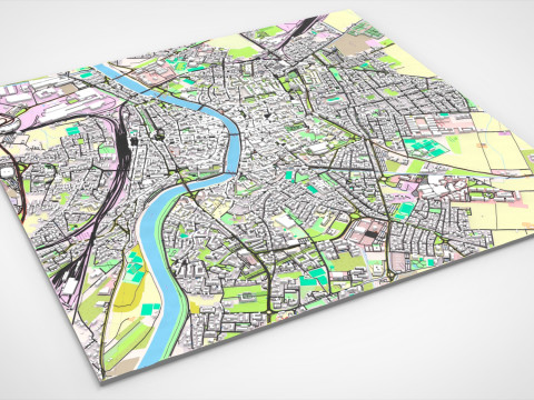 Paesaggio urbano Pisa Toscana Italia Modello 3D