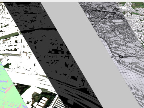 Paesaggio urbano Pisa Toscana Italia Modello 3D