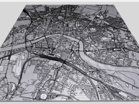 Paesaggio urbano Pisa Toscana Italia Modello 3D