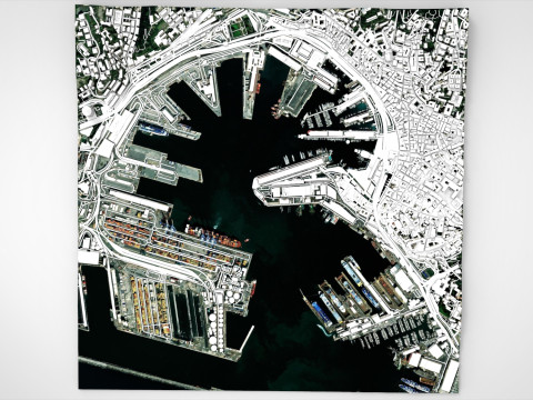 Terminal MSC Genova Italia Modello 3D