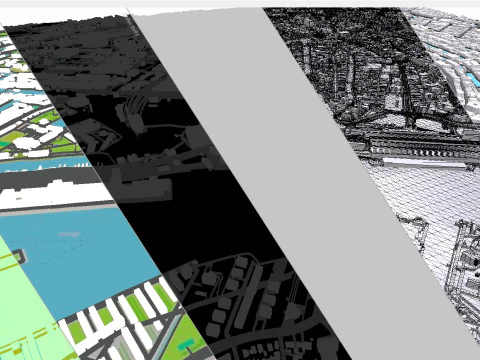 Cityscape Amsterdam Netherland 3D Model