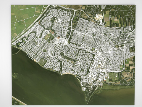 Cityscape Huizen Netherland 3D Model