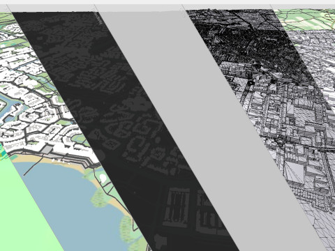 Cityscape Huizen Netherland 3D Model