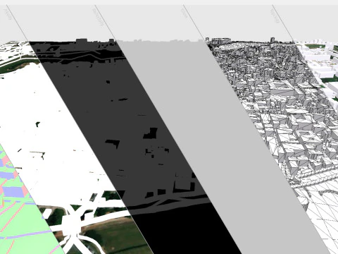 Paesaggio urbano Lucca Toscana Italia Modello 3D