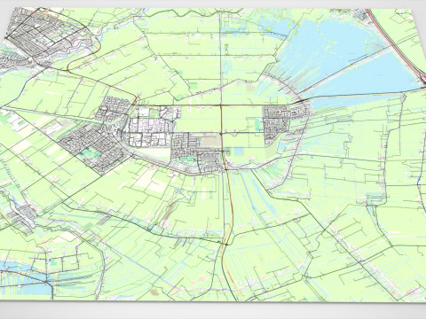 Cityscape Mijdrecht Netherlands 3D Model