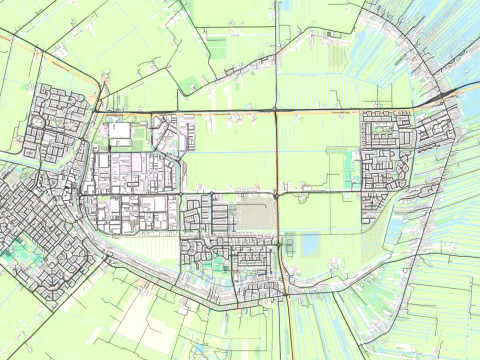 Cityscape Mijdrecht Netherlands 3D Model