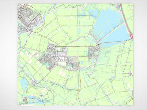 Cityscape Mijdrecht Netherlands 3D Model