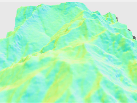 Monte Pania della Croce Toskania Włochy Model 3D