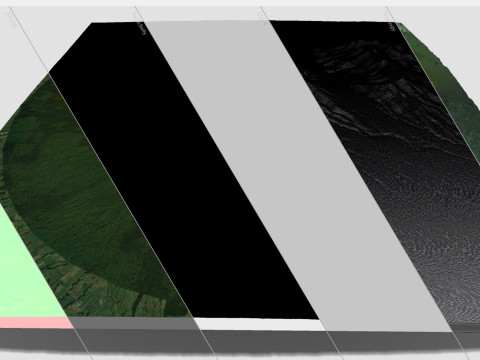 Paesaggio montano Taranaki Maunga Nuova Zelanda Modello 3D