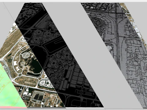 Dubai International City UAE 3D Model