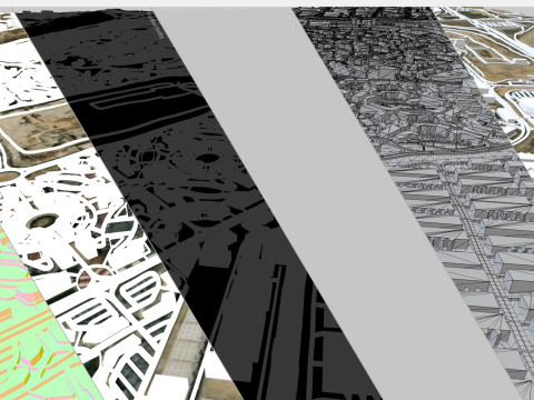 Citt&agrave; internazionale di Dubai, Emirati Arabi Uniti Modello 3D