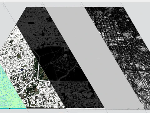 Cityscape Christchurch New Zealand 3D Model