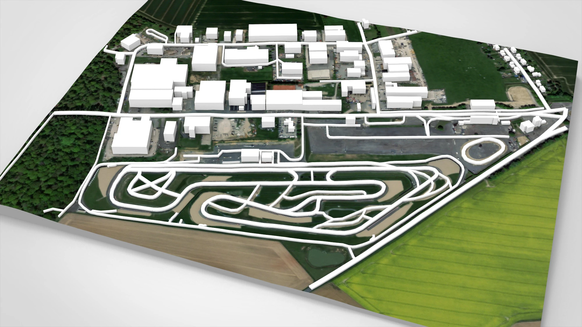 Il Circuito Jules Tascheny Belgio Modello 3D .c4d .max .obj .3ds .fbx .stl .blend