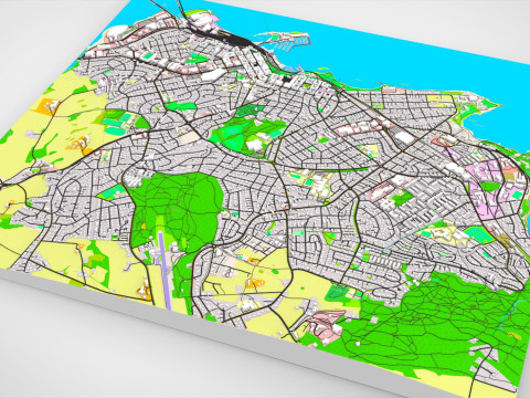 सिटीस्केप हमार नॉर्वे 3D मॉडल