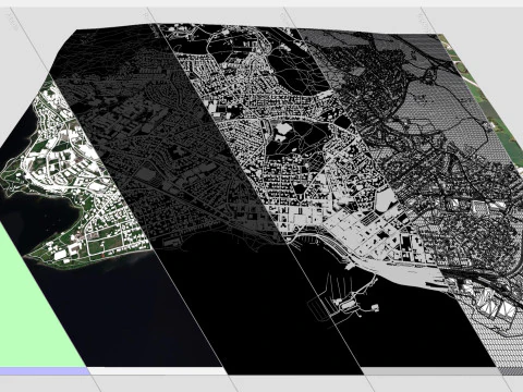 Cityscape Hamar Norway 3D Model