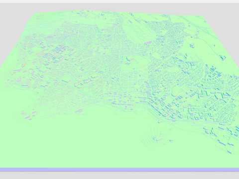 सिटीस्केप हमार नॉर्वे 3D मॉडल