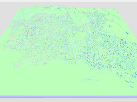 Cityscape Hamar Norway 3D Model