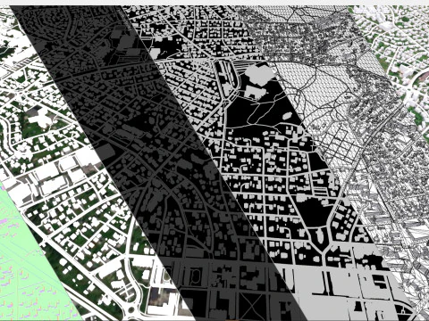Cityscape Hamar Norway 3D Model