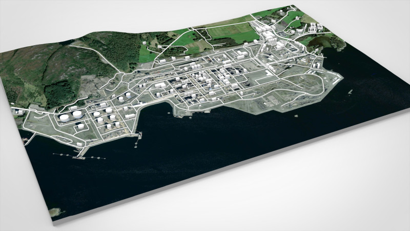 Terminal Karsto w Norwegii Model 3D .c4d .max .obj .3ds .fbx .stl .blend