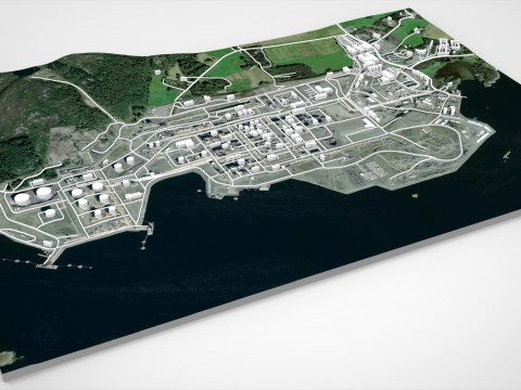 Термінал Карсто Норвегія 3D Модель