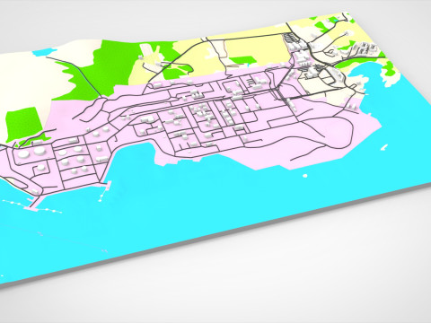 Terminal Karsto w Norwegii Model 3D
