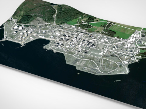 Terminal Karsto w Norwegii Model 3D