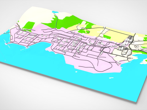 Terminal Karsto w Norwegii Model 3D