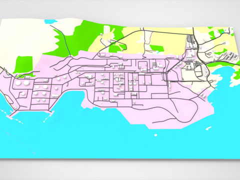Terminal Karsto w Norwegii Model 3D
