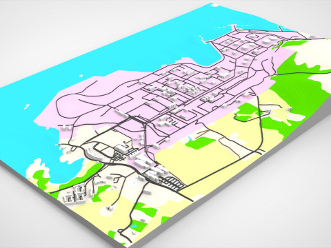 Terminal Karsto w Norwegii Model 3D
