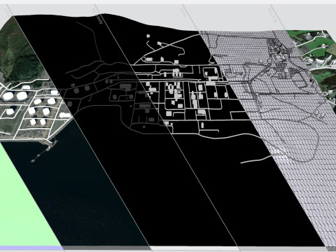 Terminal Karsto w Norwegii Model 3D