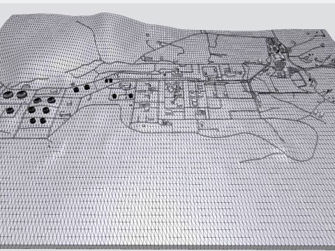 Terminal Karsto w Norwegii Model 3D