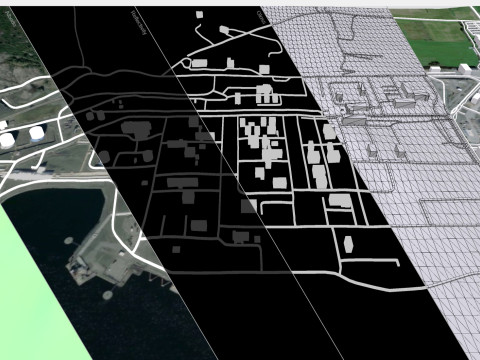Terminal Karsto w Norwegii Model 3D