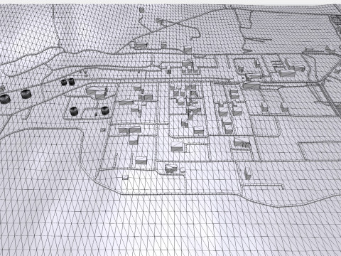 Terminal Karsto w Norwegii Model 3D