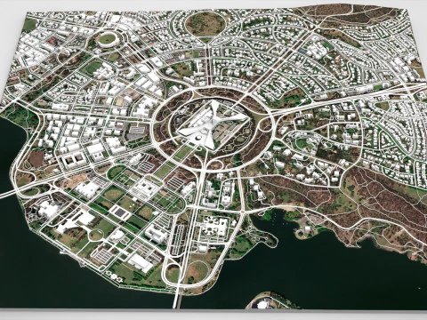 Capital Hill Australian Capital Territory Canberra 3D Model