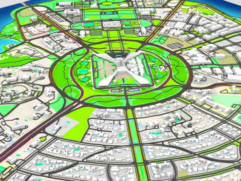 Capital Hill Australian Capital Territory Canberra 3D Model