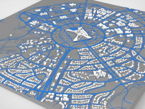 Capital Hill Australian Capital Territory Canberra 3D Model