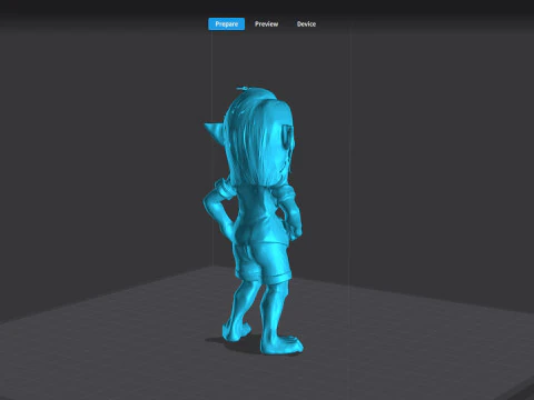 Girl elf 3D Model