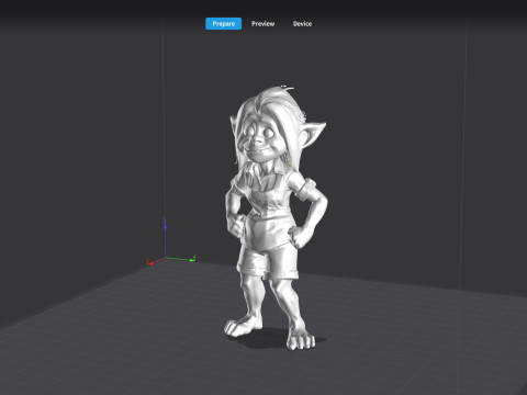 Elfo ragazza Modello 3D