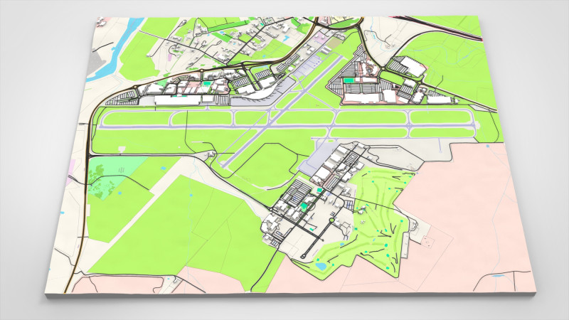 Bandara Internasional Canberra Australia Model 3D .c4d .max .obj .3ds .fbx .stl .blend
