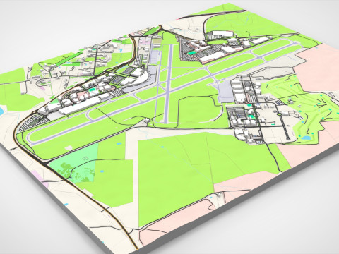 Bandara Internasional Canberra Australia Model 3D