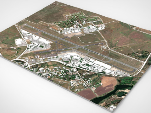 Bandara Internasional Canberra Australia Model 3D