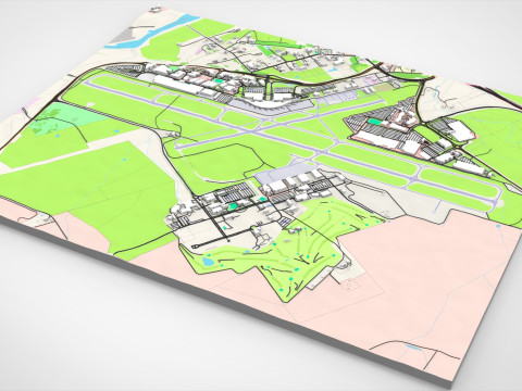 Bandara Internasional Canberra Australia Model 3D