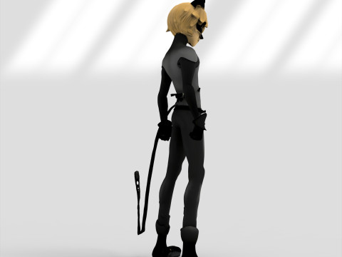 Katzenheld 3D Modell