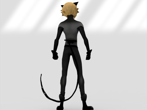 Katzenheld 3D Modell