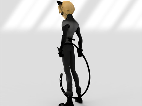 Katzenheld 3D Modell